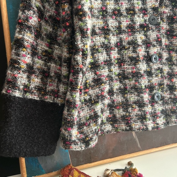 Tub Design Vintage Black and Pink Checkered Blazer M - Picture 4 of 16